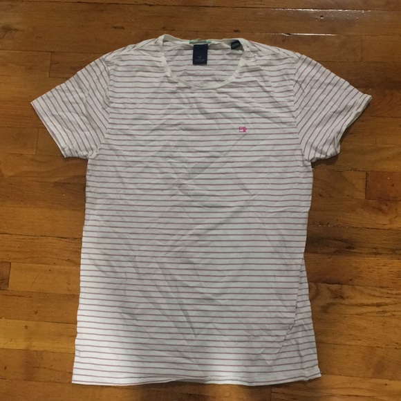 SCOTCH & SODA Beach Freak Slim Fit Striped T-Shirt - Picture 2 of 2
